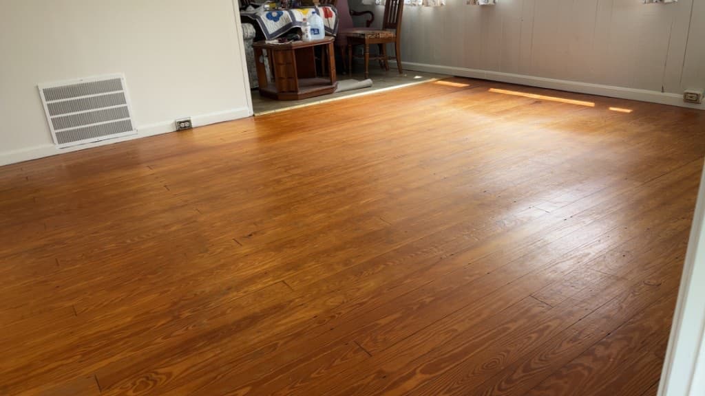 hardwood cleaning after cleaning, job 18