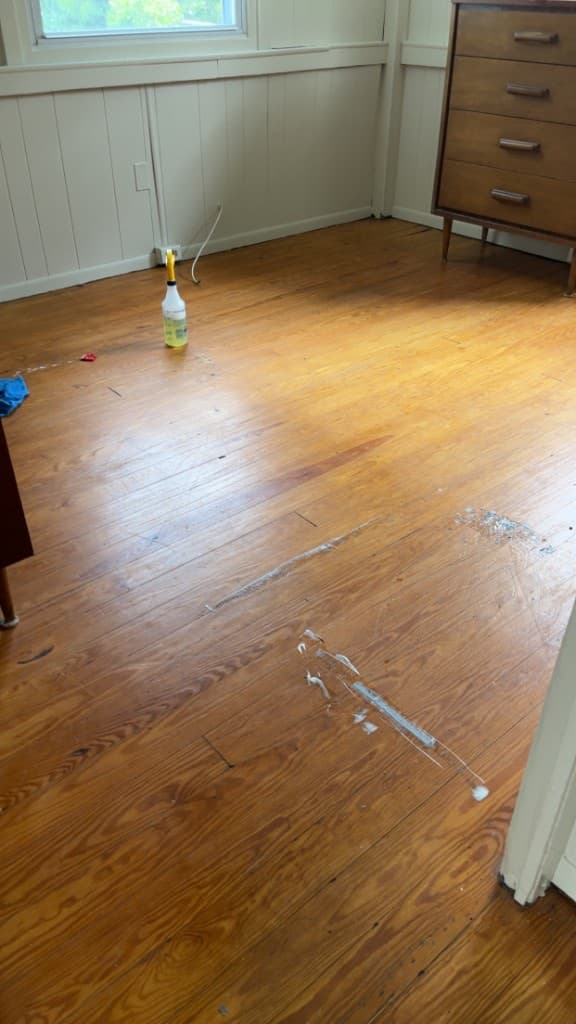 hardwood cleaning before cleaning, job 17
