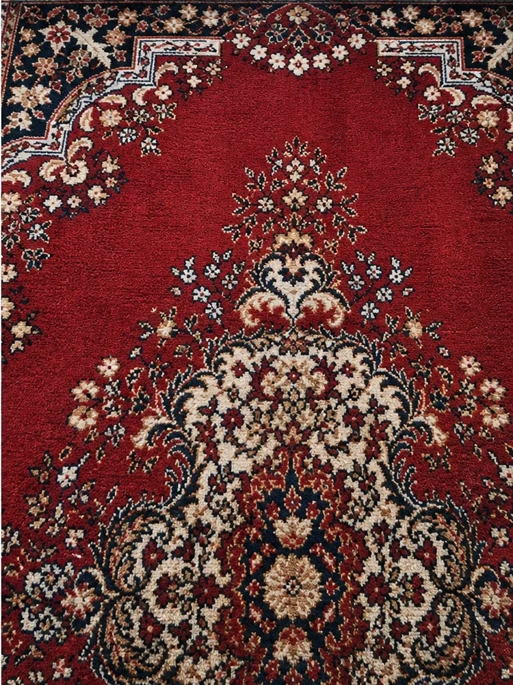 Eco-Dry area rug after steam cleaning with the stain removed